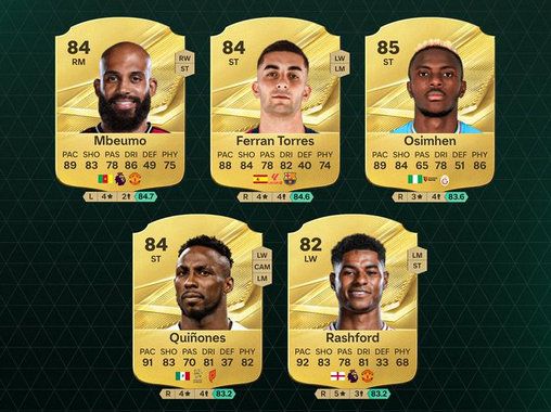 EA FC 27: Les 5 attaquants de moins de 86 OVR avec 88+ de vitesse et 83+ de tirs!