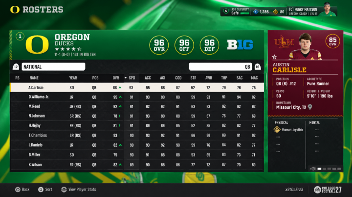 College Football 27 Coins