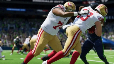 Madden NFL 27 update improves offensive tackle recognition against wide-aligned defenders and reduces the effectiveness of automatic edge blitz pressure.