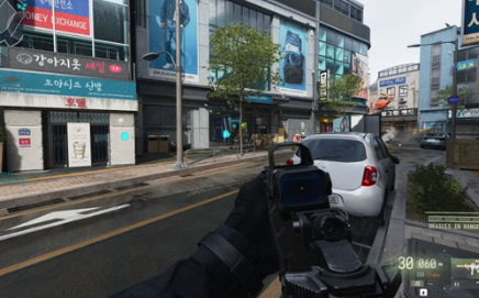 A dramatic screenshot showing MW4 multiplayer combat, new weapons, operators, and the updated battlefield environment. Highlights the gameplay experience players are testing before launch.