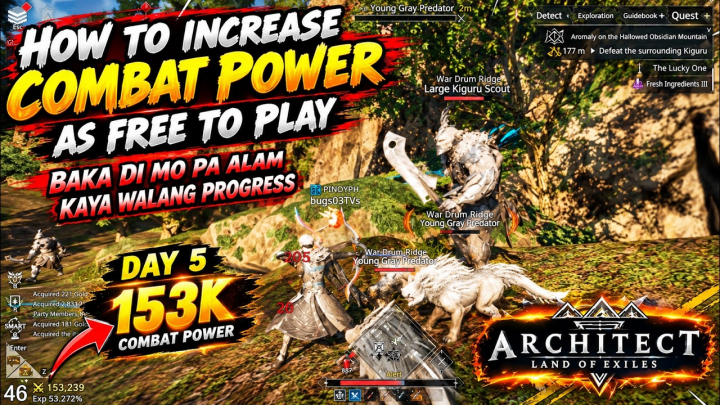 Architect Land of Exile Combat Power Guide: How to Reach 153K Power as a Free-to-Play Player