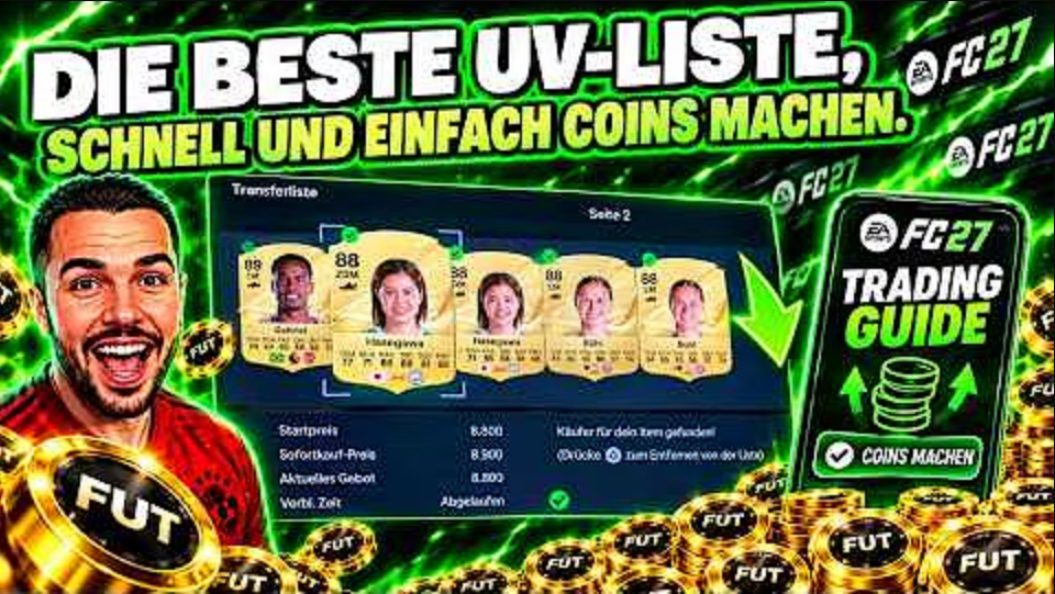 EA FC 27 SO macht jeder schnell und einfach Coins ✅ Trading Tipps Ultimate Team EA FC27