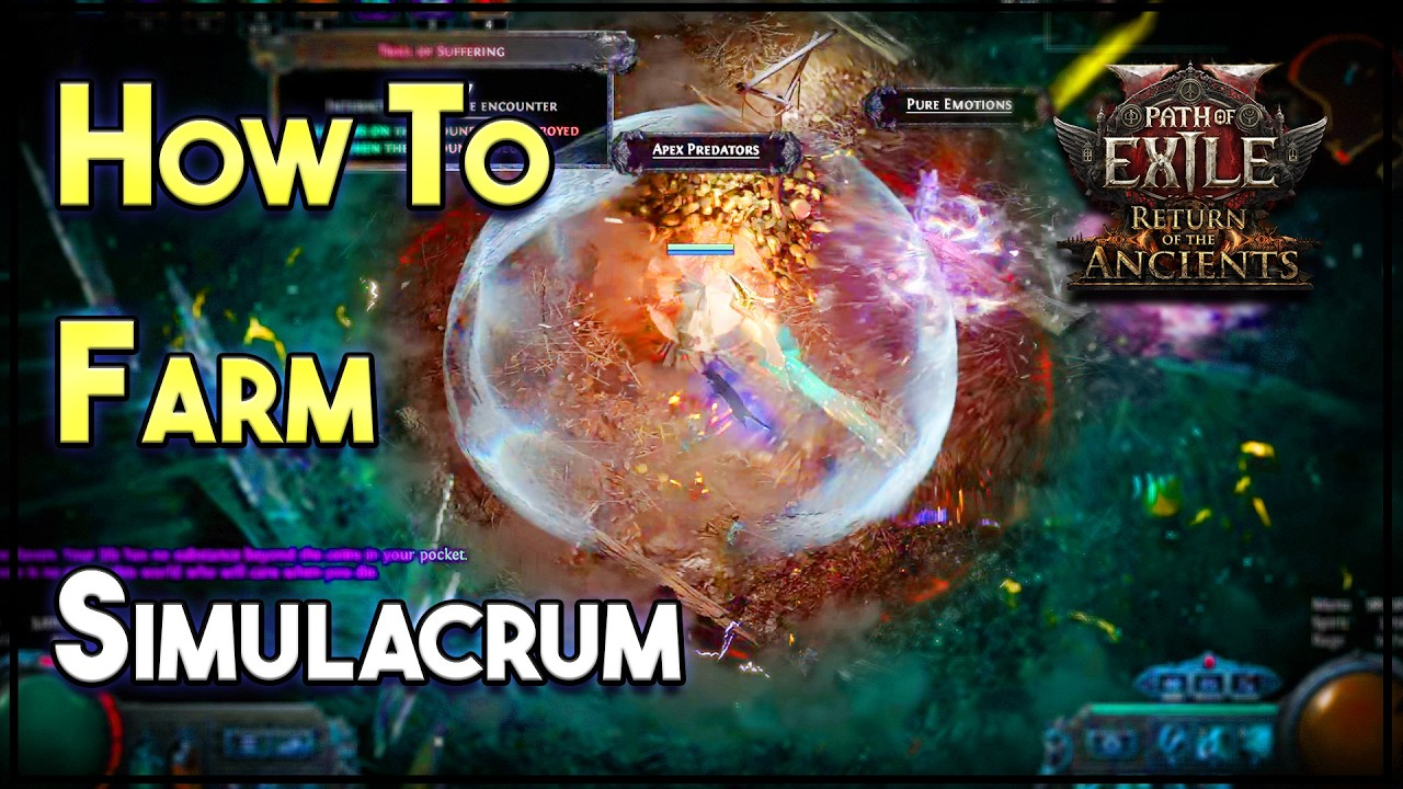 PoE 2 Simulacrum Divine Farm 0.5.5: Best Atlas Setup, Waves & Rewards