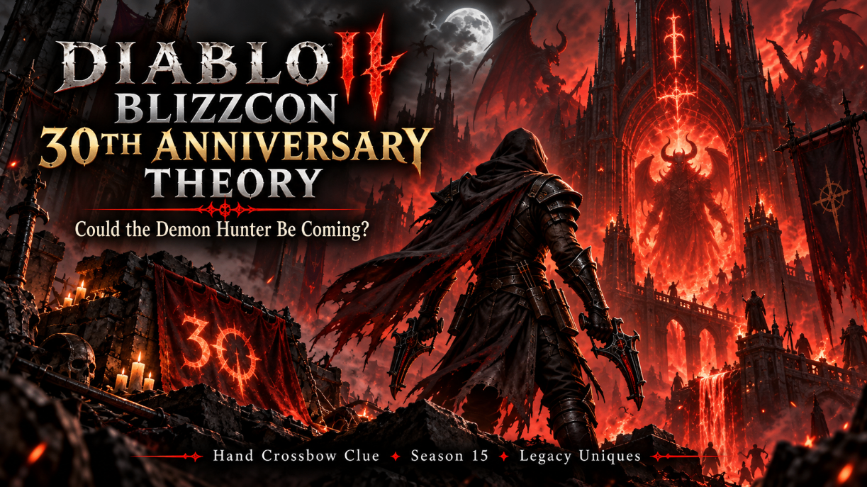 Diablo 4 BlizzCon Guide: Is the Demon Hunter Coming for the 30th Anniversary?