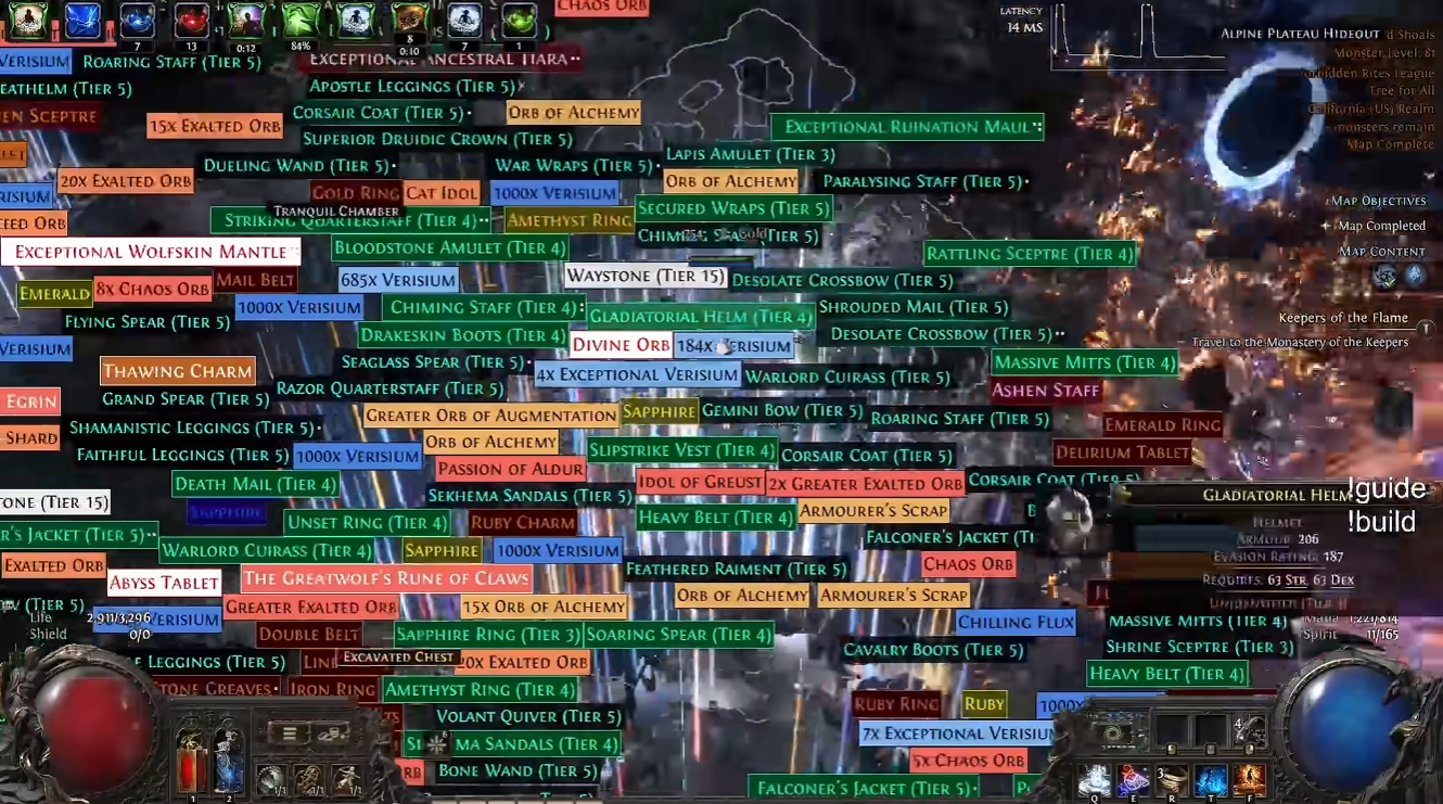POE2 Currency Farming 0.5.5: S/A/B Tier Full Meta Strategy Guide