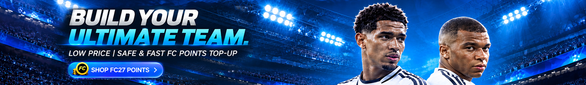 Game top up promotional banner