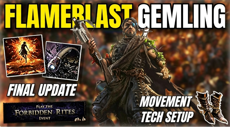 POE2 Flameblast Gemling Build: Max DPS & Tank Endgame Setup 2026