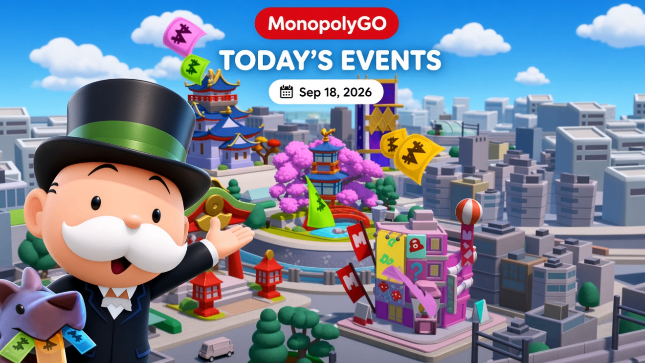Monopoly GO September 18 events guide,Monopoly GO Tycoon Class tournament,Monopoly GO Golden Blitz Extraterrestrial Hector,Monopoly GO Mega Heist Rent Frenzy Cash Grab,Monopoly GO Quick Wins daily rewards,Monopoly GO Stickers,Monopoly GO September 18 schedule