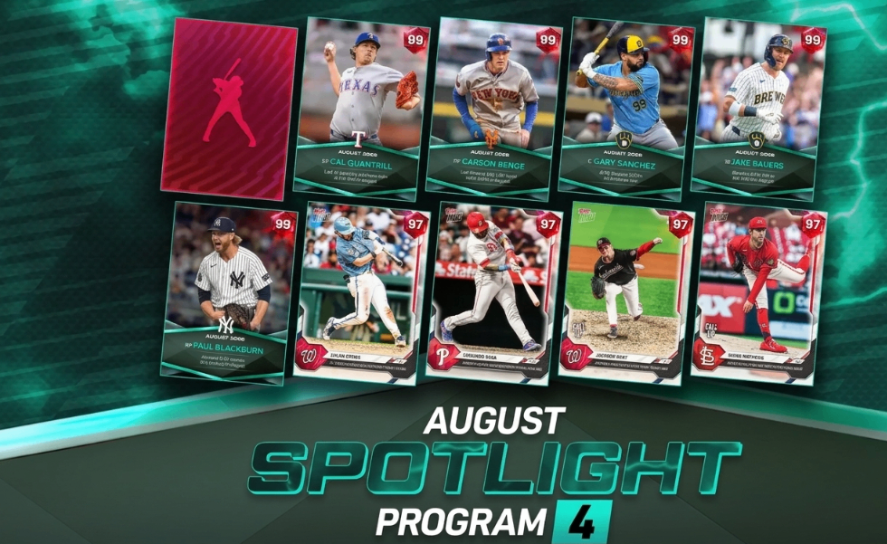 MLB The Show 26 Stubs, MLB The Show 26 August Spotlight Drop 4, MLB The Show 26 Diamond Dynasty August rewards, Spotlight Drop 4 program guide, MLB The Show 26 Lightning player event