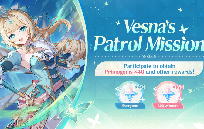 Genshin Impact 7.1 Free Primogems: How to Finish Vesna's Patrol Mission in Seconds!
