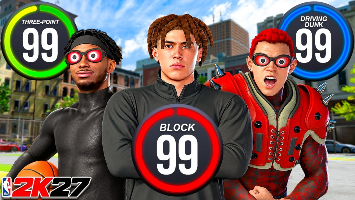NBA 2K27 Season 2 Builder: Best MyPLAYER Builds, 99 Three-Point, 99 Dunk & 99 Block