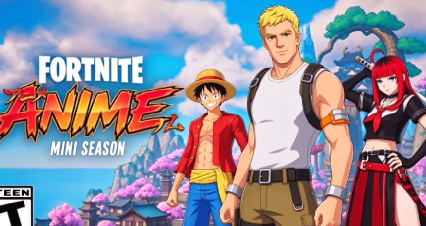 فورتنايت موسم الأنمي، Fortnite Anime Battle Pass، تعاون One Piece في Fortnite، خريطة Fortnite الجديدة، Fortnite Sprites