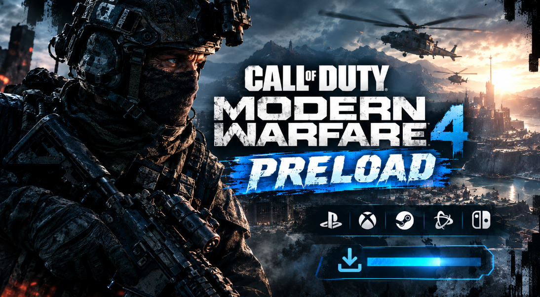 COD Modern Warfare 4 Preload,Downloadgröße,MW4 Preload Startzeit Deutschland,Kaufen CoD Modern Warfare 4 Bot Lobbies