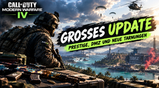 CoD MW4 Update: DMZ, Prestige und alle neuen Waffen-Tarnungen