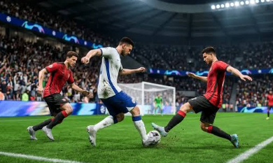 EA FC 27 competitive match highlighting fullback positioning, kickoff defending, attacking movement, and current gameplay mechanics under review.