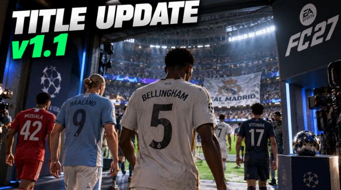 EA FC 27 Title Update,Real Faces,Kaufe FC 27 Münzen,Title Update v1.1,Patch Notes,Real Faces,FUT Update,The Grounds,Fehlerbehebungen