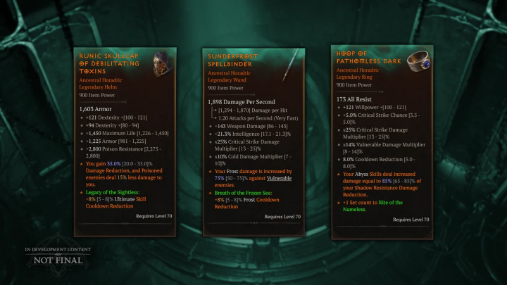 Diablo 4 アイテム