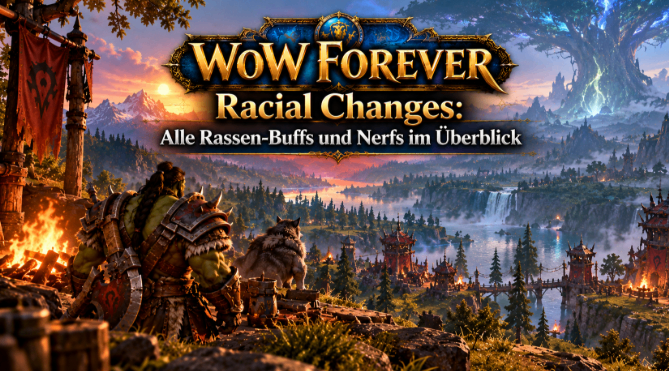 wow forever racial changes,Rassenänderungen,Volksfähigkeiten,beste Völker WoW Forever,Rassen,beste Rasse und Klassen-Boni,Rassen-Tier-List,patchnotes