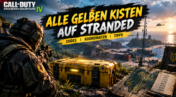 CoD MW4 Stranded Guide: Alle 8 Codes und gelben Kisten für den Time-to-Crate-Erfolg