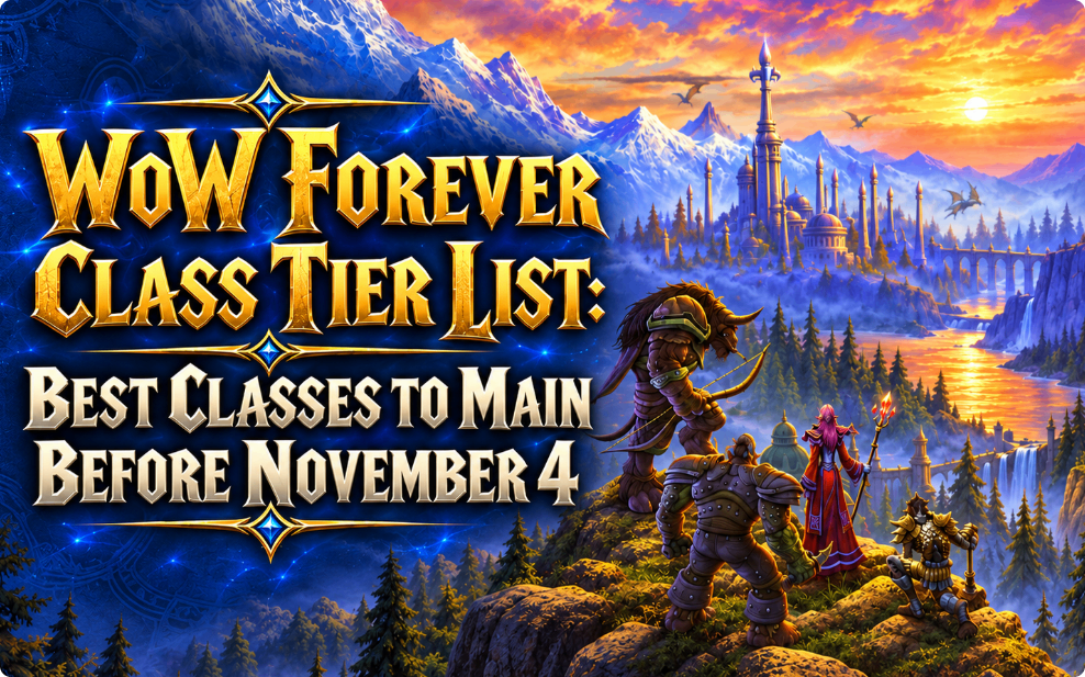 WoW Forever,Class,Tier List,November 4,buy WoW Forever Gold