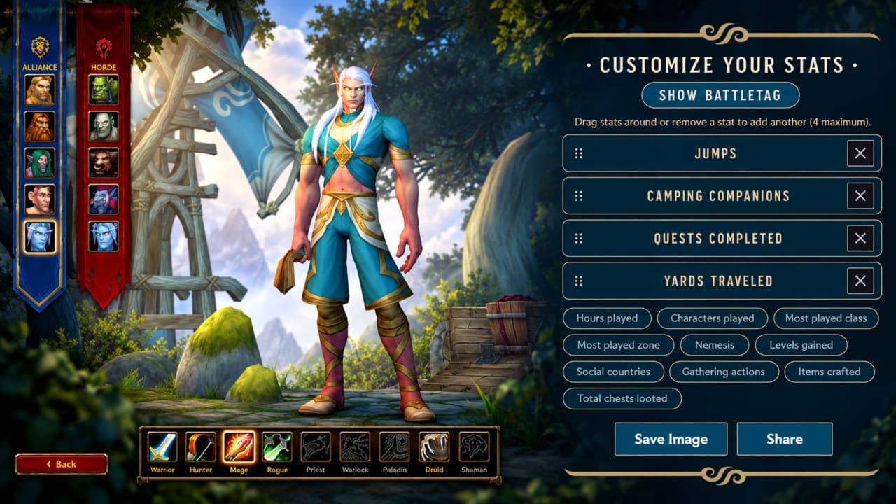 WoW Forever Customize Your Stats Timewalking