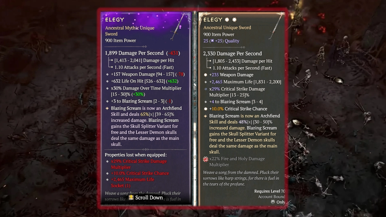 Diablo 4 Season 15 Blazing Scream Gear Guide: What to Upgrade First