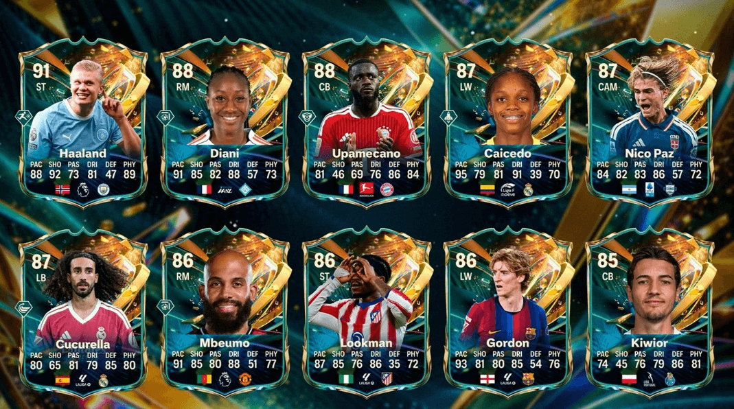 EA FC 27 Destined for Glory Team 2: Filtraciones, Haaland lidera el equipo de 15 jugadores y mejores cartas