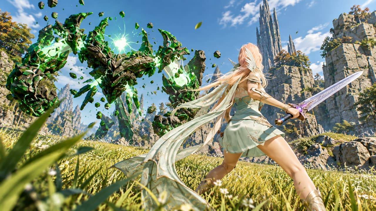 AION 2 Open World Grinding Combat Gameplay