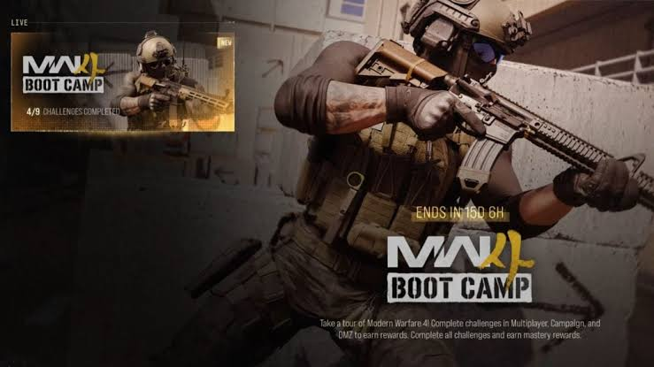 MW4 Boot Camp 이벤트 공략: 9개 챌린지와 M4 F.N.G. 블루프린트 획득법