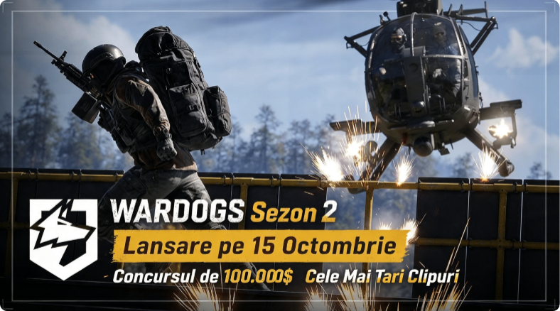 WARDOGS, WARDOGS Sezon 2, data lansării, concurs clipuri, shooter tactic, Buy WARDOGS Cash