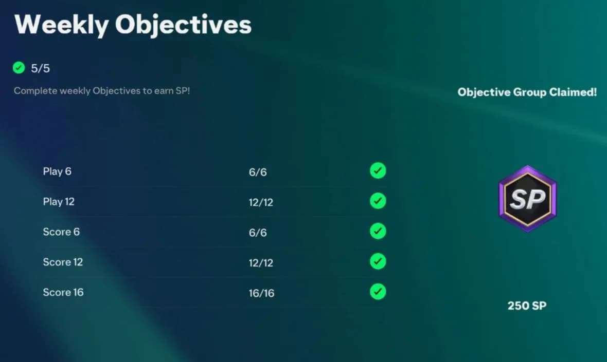 FC 27 Ultimate Team daily objectives SP season 2
