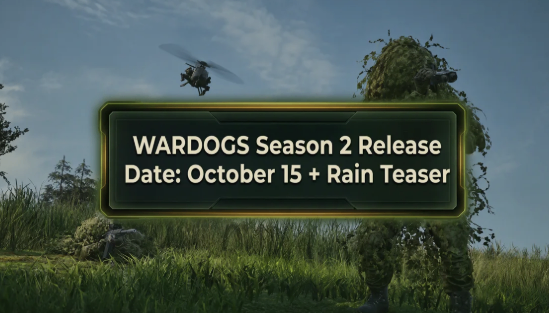 WARDOGS Season 2,WARDOGS neue Waffen,WARDOGS Progress-Reset,Release Date,Kaufen WARDOGS Cash