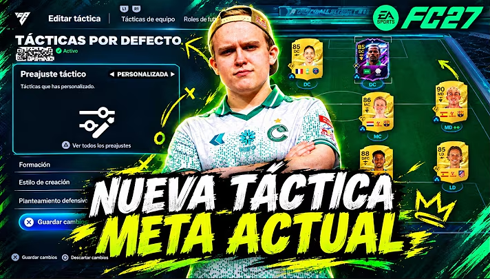 La MEJOR T&Aacute;CTICA ACTUAL en FC27 | 4-4-2