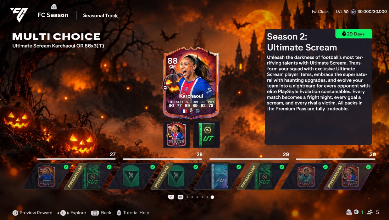 FC 27 Seizoen 2 Ultimate Scream: Alle Halloween-Beloningen, Spelerkaarten en Upgrades in Ultimate Team