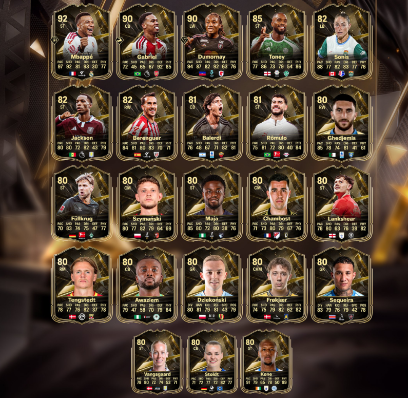 EA FC 27 TOTW 07 Voorspelling: Mbappé, Gabriel en Dumornay in de Nieuwe Team of the Week