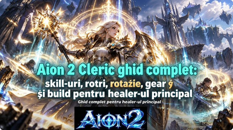 Aion 2 Cleric, Aion 2 ghid healer, Aion 2 build Cleric, Aion 2 skill rotation, Aion 2 gear stats, Aion 2 stigma build, Aion 2 Kina