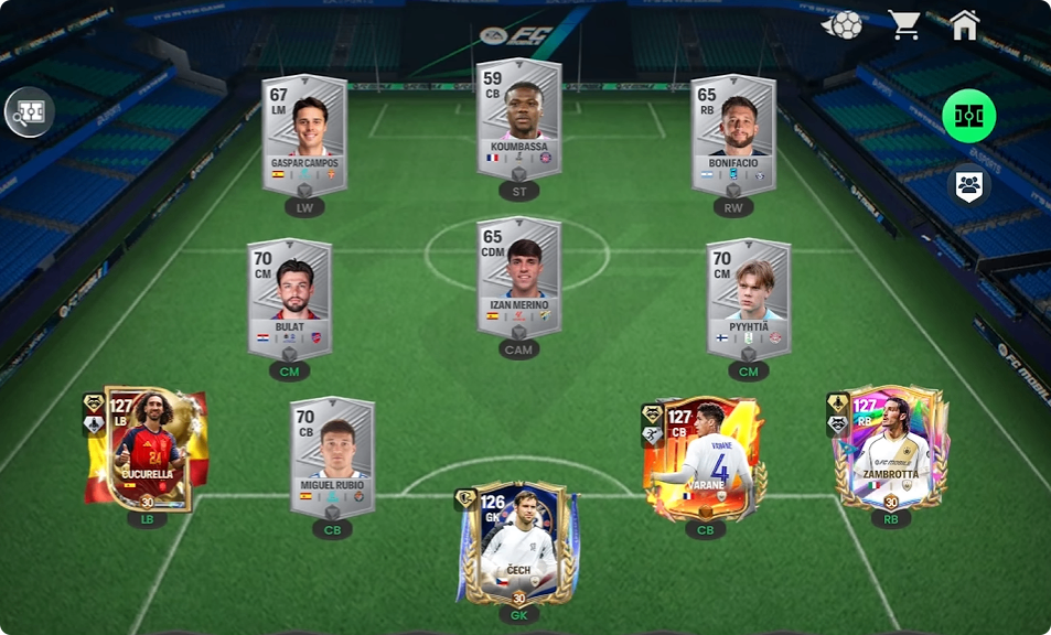 FIFA Mobile, FIFA Mobile 130 OVR, echipă FIFA Mobile, FIFA Mobile 4-3-3 attack, FIFA Mobile best players, FIFA Mobile rank up, FIFA Mobile squad builder, cumpara FIFA Mobile Coins