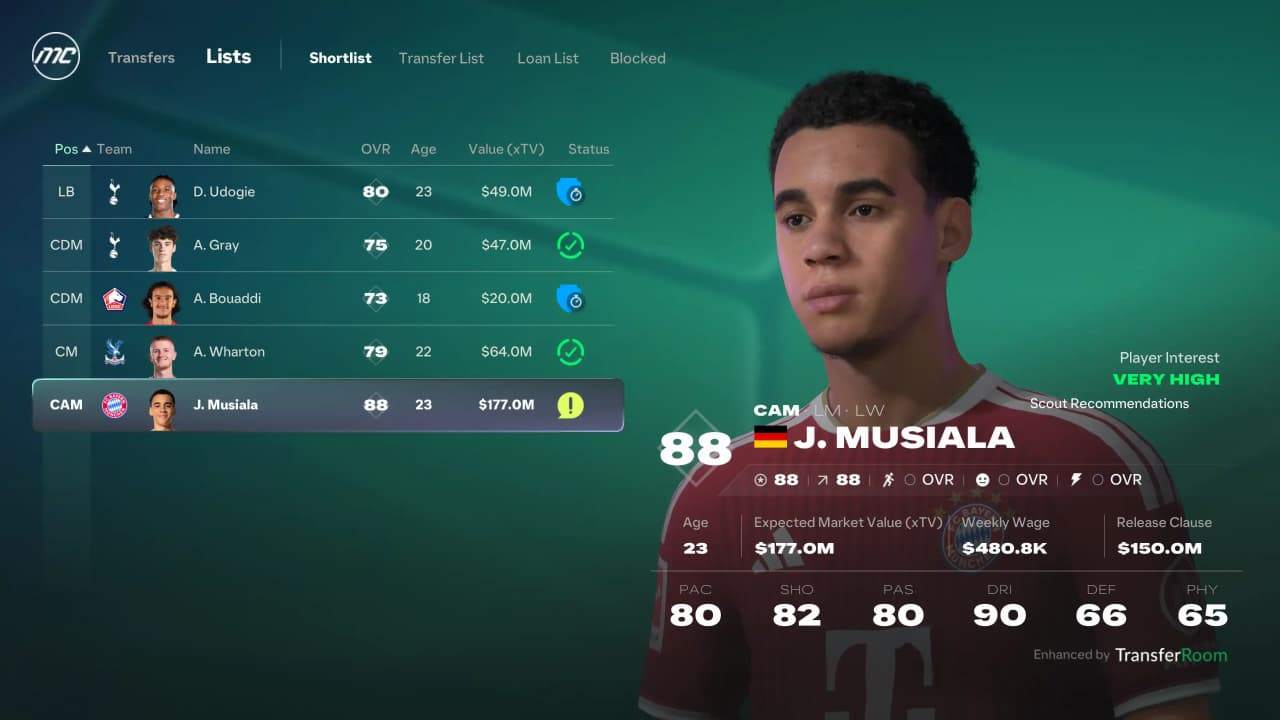 FC 27 Career Mode Squad Role Playing Time
