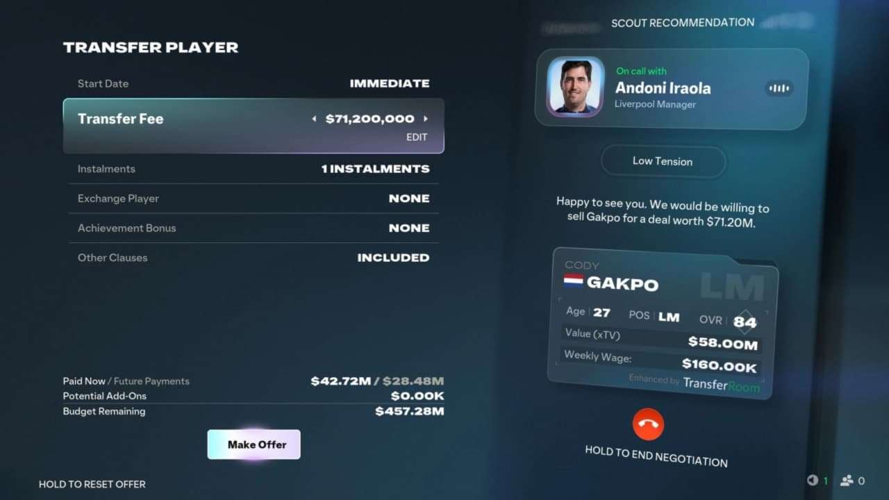 FC 27 Career Mode Transfer Hub