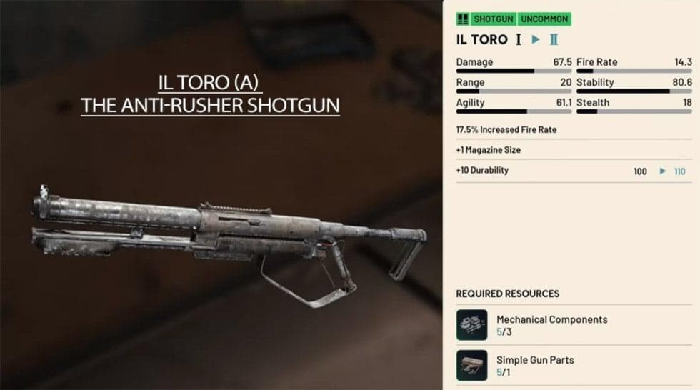 ARC Raiders Amplified Il Toro Slug Build: Two-Shot Medium Shields, Gear and Costs
