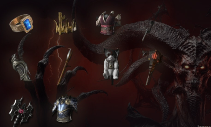 Diablo 4 Season 15 players facing returning bosses such as Diablo, Mephisto, Baal, and Nihlathak in high-level endgame content.