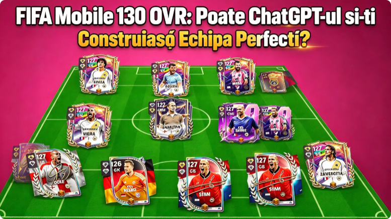 FIFA Mobile, FIFA Mobile 130 OVR, echipă FIFA Mobile, FIFA Mobile 4-3-3 attack, FIFA Mobile best players, FIFA Mobile rank up, FIFA Mobile squad builder, cumpara FIFA Mobile Coins