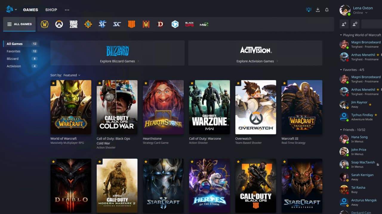 World of Warcraft Forever Battle.net Game Version