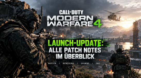 Modern Warfare 4 Launch Update,Patch Notes,Kaufen CoD Modern Warfare 4 Bot Lobbies,Waffen-Balance,DMZ-Fixes,TTK,Tactical Sprint,Bugfixes