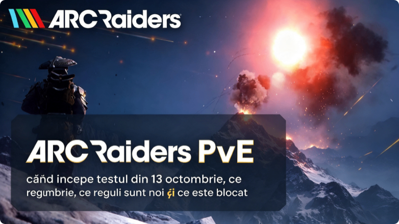ARC Raiders, ARC Raiders PvE, ARC Raiders octombrie 13, ARC Raiders update, ARC Raiders test, ARC Raiders loot, cumpara ARC Raiders Coins