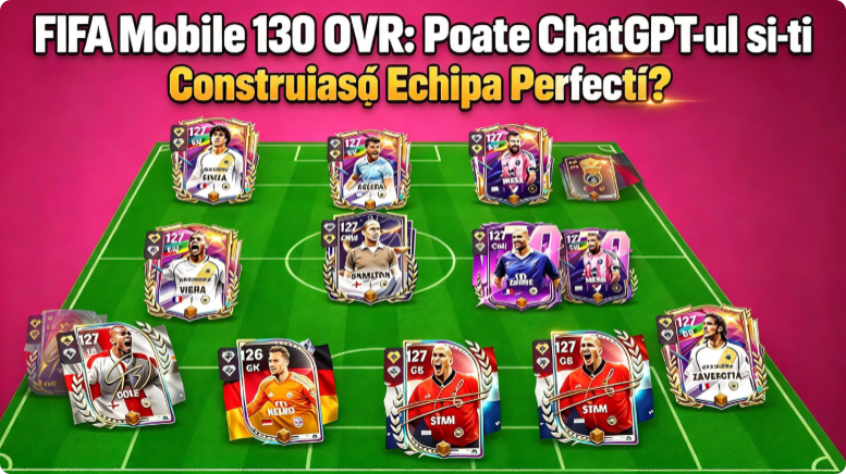 FIFA Mobile 130 OVR: Poate ChatGPT să-ți Construiască Echipa Perfectă?