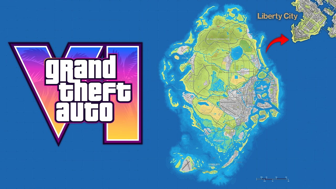 GTA 6, GTA 6 hartă, GTA 6 Liberty City, Vice City, Leonida, interioare GTA 6, GTA 6 lansare, zvonuri GTA 6
