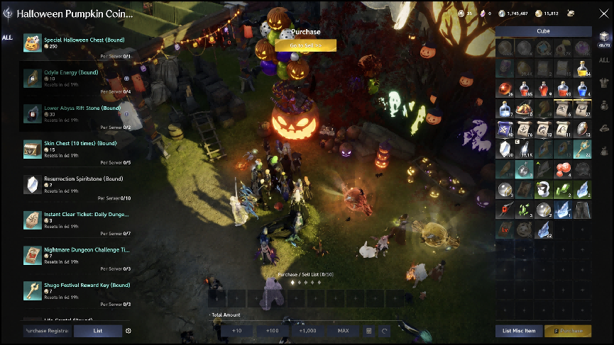 AION 2 Halloween Event Guide: Pumpkin Coins, Candy Keys and Skeleton Skin