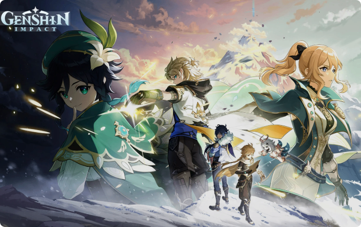 Genshin Impact,7.3,Banner,Anastasia,Danica,Sandron,Loen,buy Genshin Impact Top Up