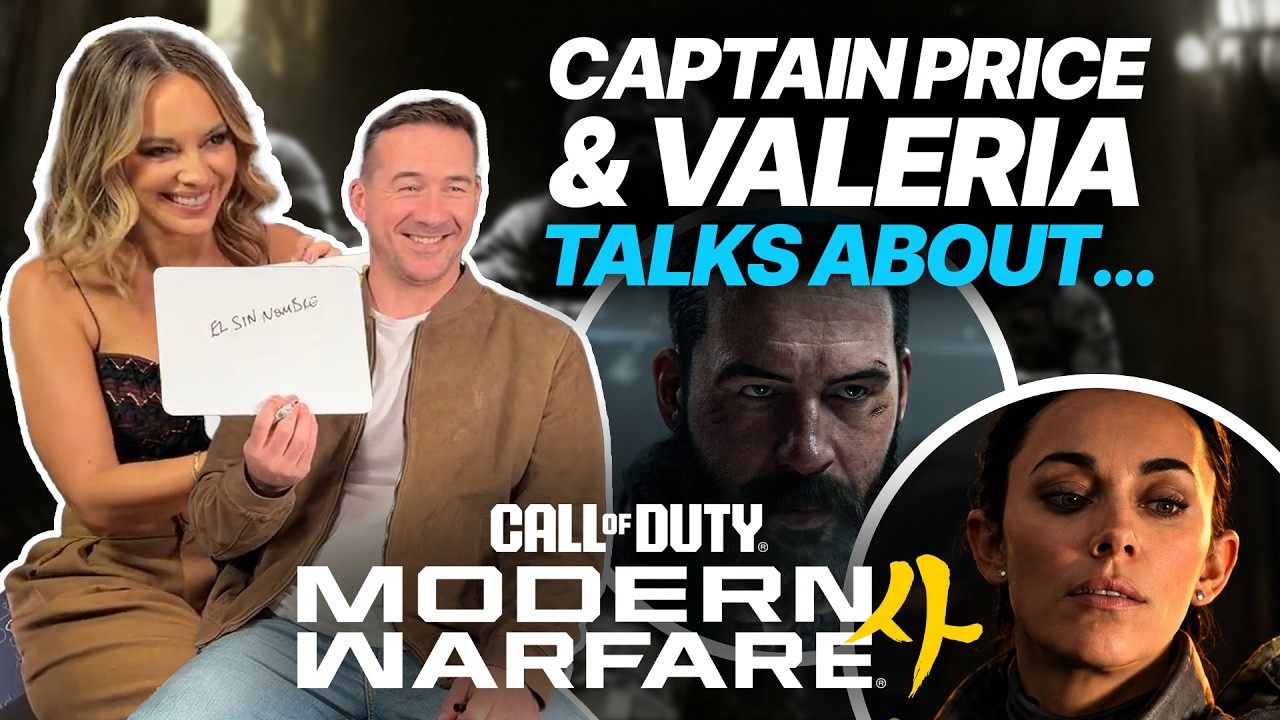 Call of Duty: Captain Price și Valeria puși la încercare în trivia — actorii își cunosc personajele?